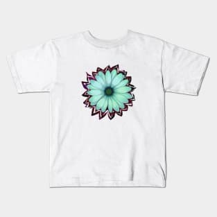 Green Flower Kids T-Shirt